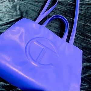 Medium Telfar Tote Painter’s Tape Blue